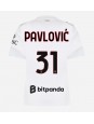 AC Milan Strahinja Pavlovic #31 Vieraspaita Naisten 2026-27 Lyhythihainen AC Milan Strahinja Pavlovic #31 Vieraspaita Naisten 2026-27 Lyhythihainen